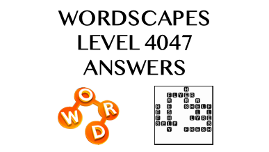 Wordscapes Level 4047 Answers