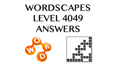 Wordscapes Level 4049 Answers