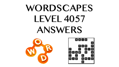 Wordscapes Level 4057 Answers