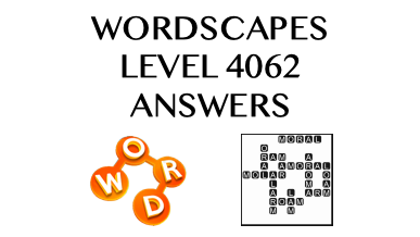Wordscapes Level 4062 Answers