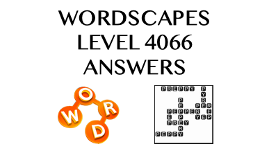 Wordscapes Level 4066 Answers