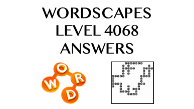 Wordscapes Level 4068 Answers