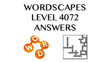 Wordscapes Level 4072 Answers