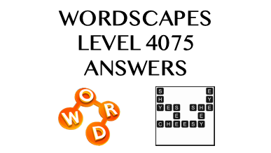 Wordscapes Level 4075 Answers