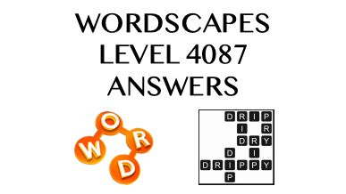 Wordscapes Level 4087 Answers