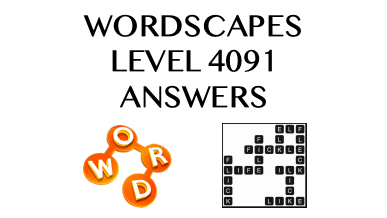 Wordscapes Level 4091 Answers