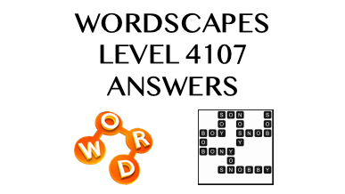 Wordscapes Level 4107 Answers