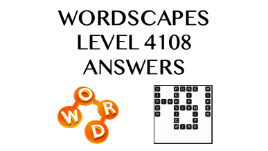 Wordscapes Level 4108 Answers