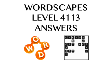 Wordscapes Level 4113 Answers
