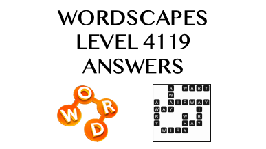 Wordscapes Level 4119 Answers