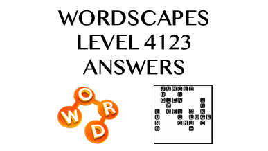 Wordscapes Level 4123 Answers