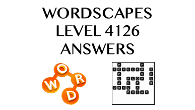 Wordscapes Level 4126 Answers