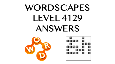 Wordscapes Level 4129 Answers