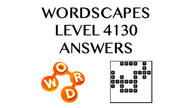 Wordscapes Level 4130 Answers
