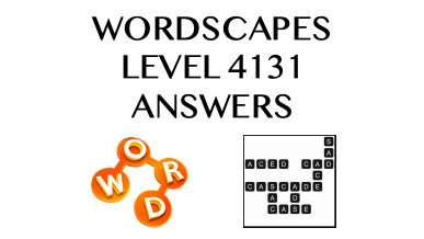 Wordscapes Level 4131 Answers