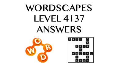 Wordscapes Level 4137 Answers