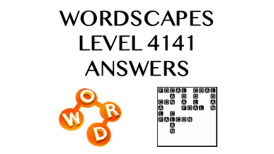 Wordscapes Level 4141 Answers