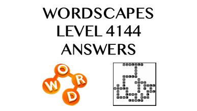 Wordscapes Level 4144 Answers
