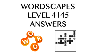 Wordscapes Level 4145 Answers
