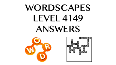 Wordscapes Level 4149 Answers