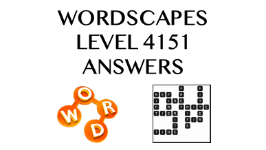 Wordscapes Level 4151 Answers