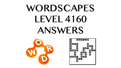 Wordscapes Level 4160 Answers