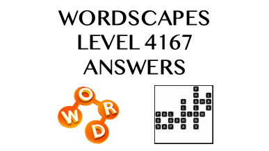 Wordscapes Level 4167 Answers
