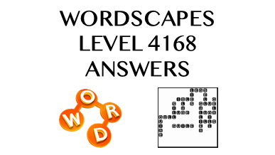 Wordscapes Level 4168 Answers