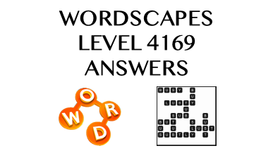 Wordscapes Level 4169 Answers