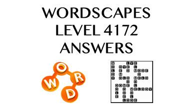 Wordscapes Level 4172 Answers