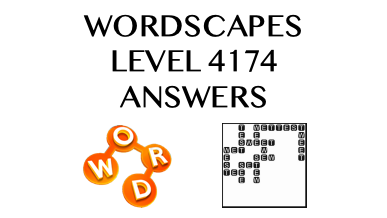 Wordscapes Level 4174 Answers