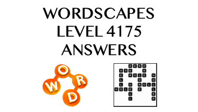 Wordscapes Level 4175 Answers