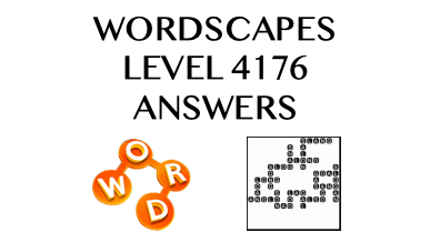 Wordscapes Level 4176 Answers
