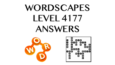 Wordscapes Level 4177 Answers