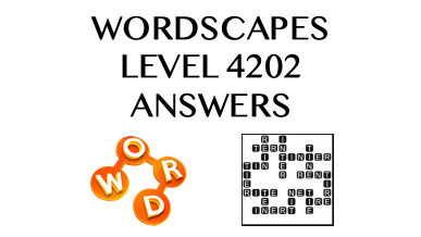 Wordscapes Level 4202 Answers