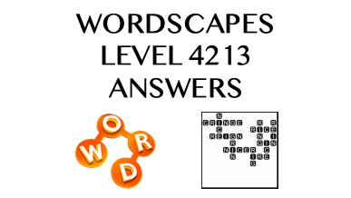 Wordscapes Level 4213 Answers
