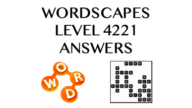Wordscapes Level 4221 Answers
