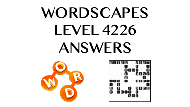 Wordscapes Level 4226 Answers