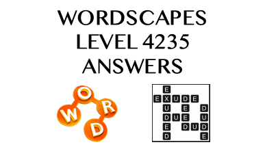 Wordscapes Level 4235 Answers