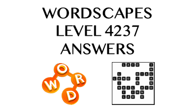 Wordscapes Level 4237 Answers