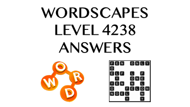 Wordscapes Level 4238 Answers
