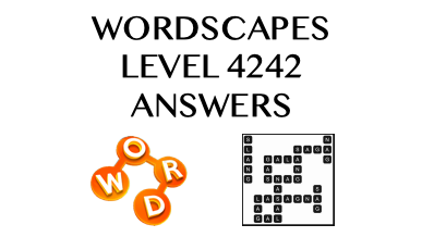 Wordscapes Level 4242 Answers