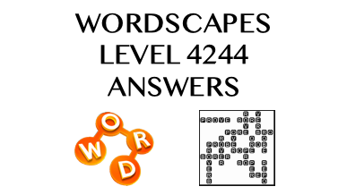Wordscapes Level 4244 Answers