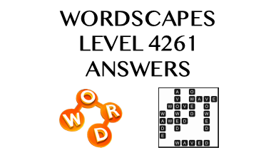 Wordscapes Level 4261 Answers