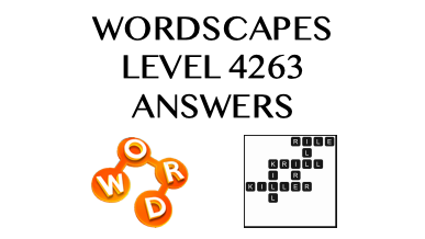 Wordscapes Level 4263 Answers