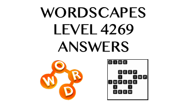 Wordscapes Level 4269 Answers