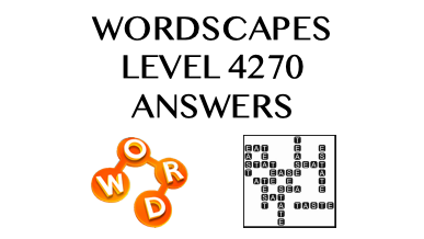 Wordscapes Level 4270 Answers