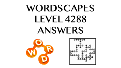 Wordscapes Level 4288 Answers