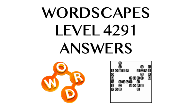 Wordscapes Level 4291 Answers