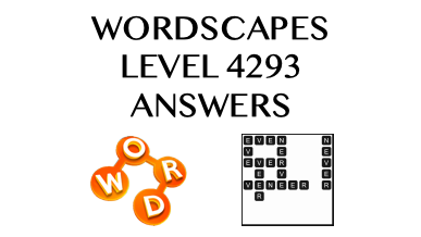 Wordscapes Level 4293 Answers